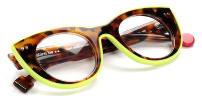 Sabine Be® Be Cute Line - Shiny Fawn Tortoise / Shiny Neon Yellow Eyeglasses