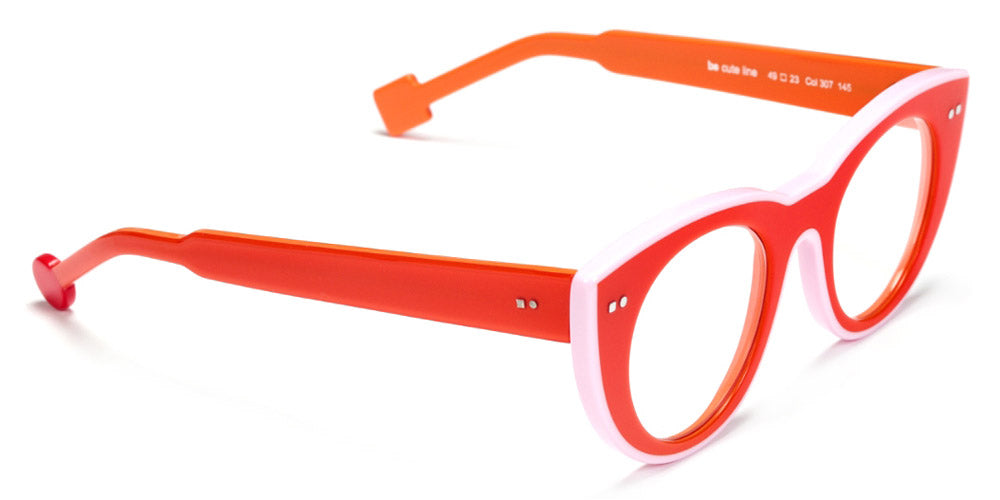 Sabine Be® Be Cute Line - Shiny Orange / Shiny Baby Pink Eyeglasses