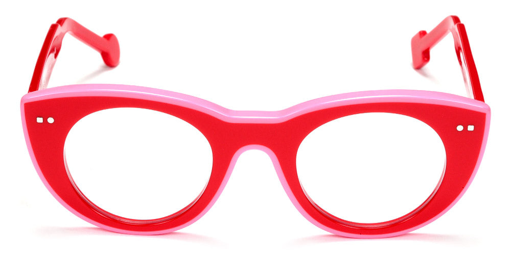 Sabine Be® Be Cute Line - Shiny Red / Shiny Neon Pink Eyeglasses