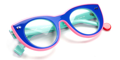Sabine Be® Be Cute Line - Shiny Translucent Klein Blue / White / Shiny Turquoise / Shiny Neon Pink Eyeglasses