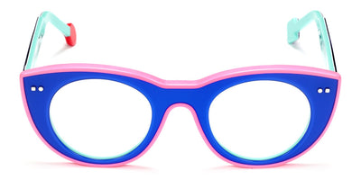 Sabine Be® Be Cute Line - Shiny Translucent Klein Blue / White / Shiny Turquoise / Shiny Neon Pink Eyeglasses