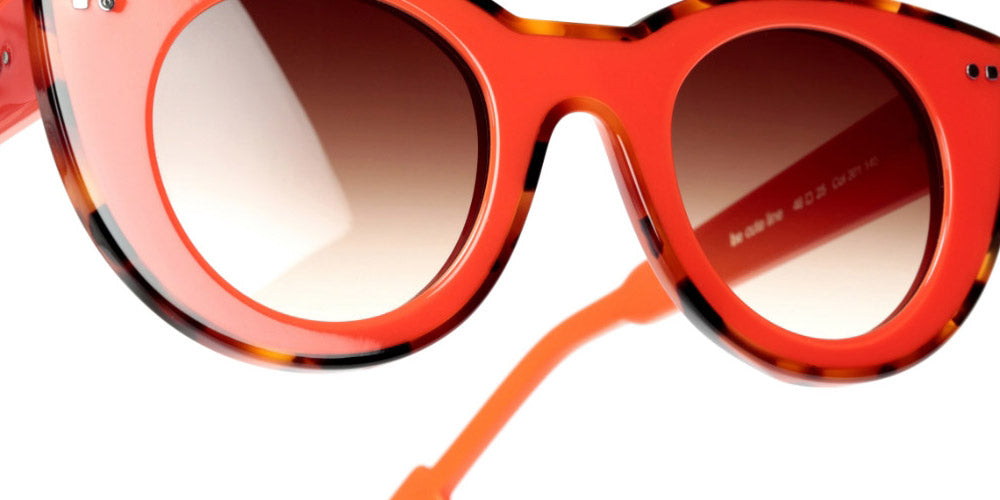 Sabine Be® Be Cute Line Sun - Shiny Orange / Shiny Fawn Tortoise Sunglasses