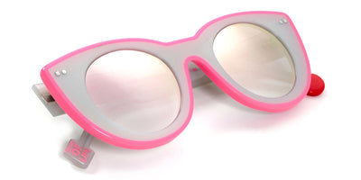Sabine Be® Be Cute Line Sun - Shiny Pearl Gray / Shiny Neon Pink Sunglasses
