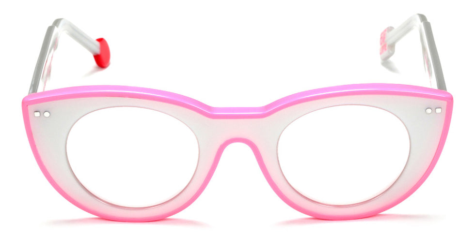 Sabine Be® Be Cute Line Sun - Shiny Pearl Gray / Shiny Neon Pink Sunglasses