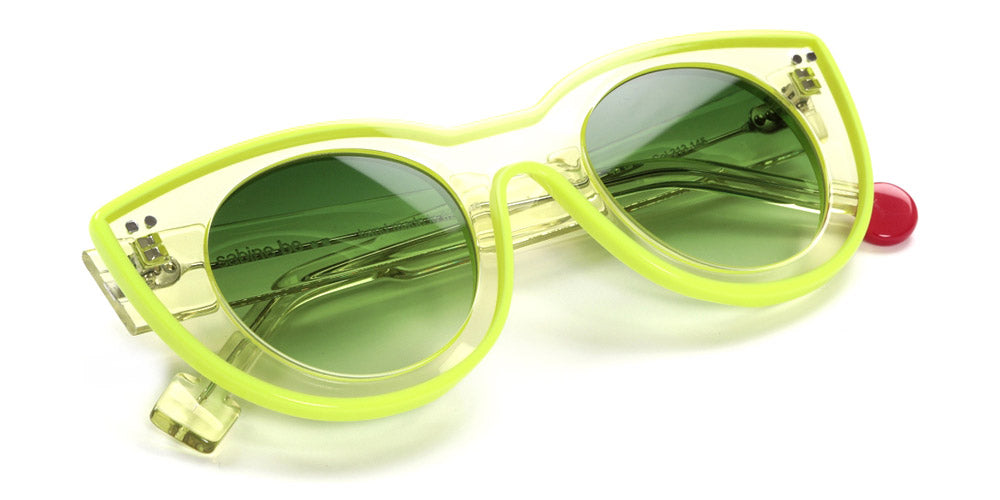 Sabine Be® Be Cute Line Sun - Shiny Translucent Yellow / Shiny Neon Yellow Sunglasses