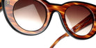 Sabine Be® Be Cute Line Sun - Shiny Veined Blonde Tortoise / Shiny Midnight Blue Sunglasses