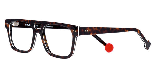 Sabine Be® Be Dandy - Shiny Dark Tortoise / White / Shiny Dark Tortoise Eyeglasses