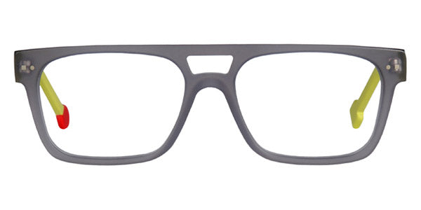Sabine Be® Be Dandy - Matte Translucent Gray / Matte Neon Yellow Eyeglasses