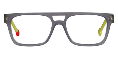 Sabine Be® Be Dandy - Matte Translucent Gray / Matte Neon Yellow Eyeglasses
