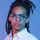 Sabine Be® Be Factory - Matte Horn / Matte Blue Klein Eyeglasses