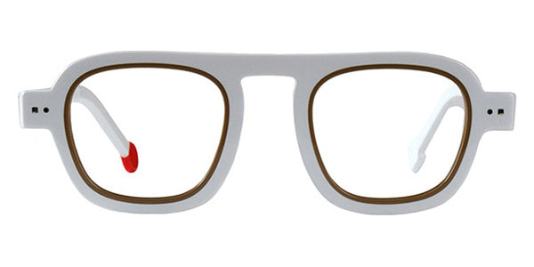 Sabine Be® Be Factory - Shiny White / Shiny Beige Eyeglasses