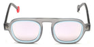 Sabine Be® Be Factory Sun - Matte Baby Blue / Matte Translucent Gray Sunglasses