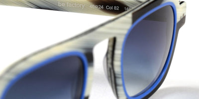 Sabine Be® Be Factory Sun - Matte Horn / Matte Blue Klein Sunglasses