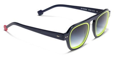 Sabine Be® Be Factory Sun - Shiny Navy Blue / Shiny Neon Yellow Sunglasses