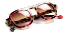 Sabine Be® Be Factory Sun - Shiny Tokyo Tortoise / Shiny Neon Pink Sunglasses