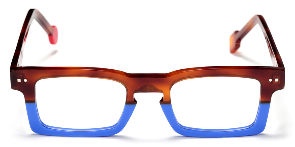 Sabine Be® Be Geek - Shiny Blonde Tortoise / Shiny Klein Blue Eyeglasses