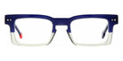 Sabine Be® Be Geek - Shiny Navy Blue / Shiny Translucent Gray Eyeglasses