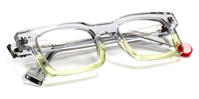 Sabine Be® Be Geek - Shiny Translucent Gray / Shiny Translucent Yellow Eyeglasses
