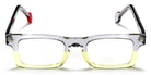 Sabine Be® Be Geek - Shiny Translucent Gray / Shiny Translucent Yellow Eyeglasses