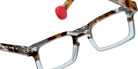 Sabine Be® Be Geek - Shiny Vintage Tortoise / Shiny Translucent Gray Blue Eyeglasses