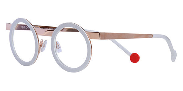 Sabine Be® Be Gipsy - Shiny White / Polished Rose Gold Eyeglasses