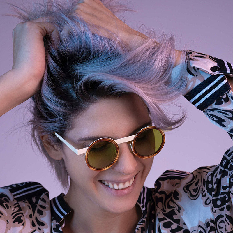 Sabine Be® Be Gipsy Sun - Shiny Blonde Veined Tortoise / Satin Ivory Sunglasses