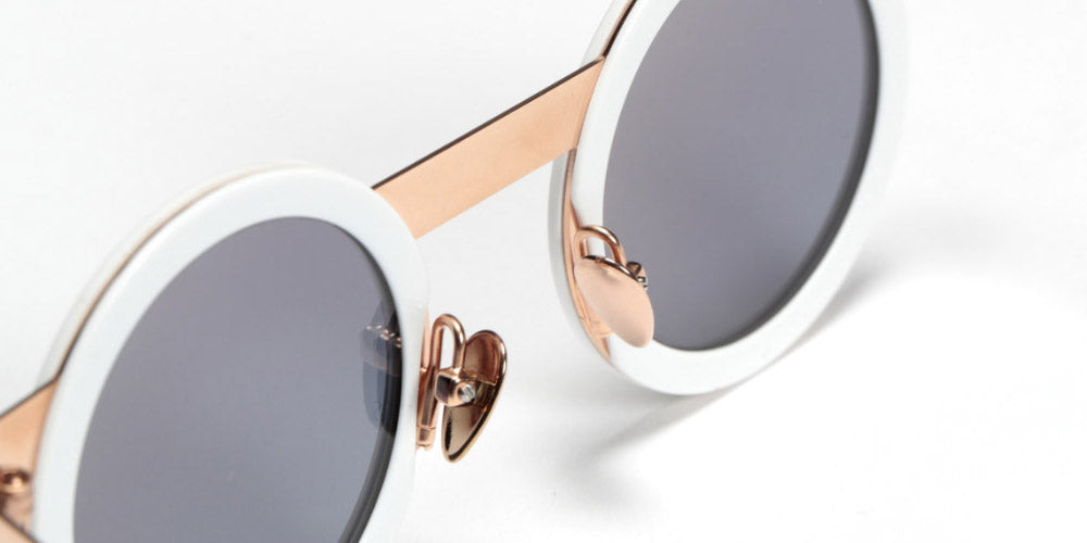 Sabine Be® Be Gipsy Sun - Shiny White / Polished Rose Gold Sunglasses