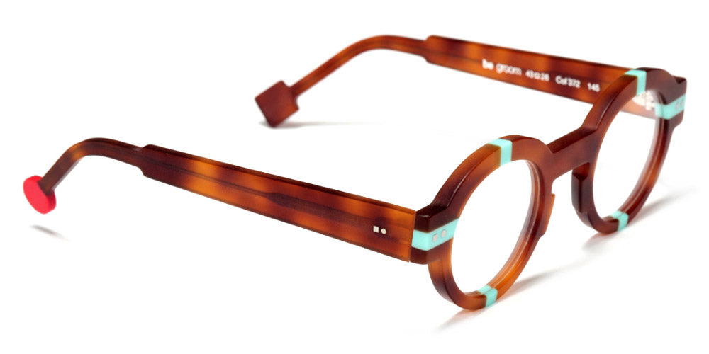 Sabine Be® Be Groom - Matte Blonde Tortoise / Matte Turquoise Eyeglasses