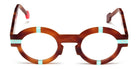 Sabine Be® Be Groom - Matte Blonde Tortoise / Matte Turquoise Eyeglasses