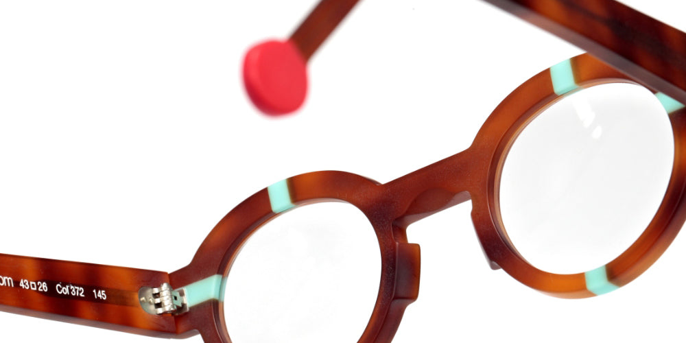 Sabine Be® Be Groom - Matte Blonde Tortoise / Matte Turquoise Eyeglasses