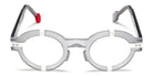 Sabine Be® Be Groom - Matte Translucent Gray / Matte White Eyeglasses