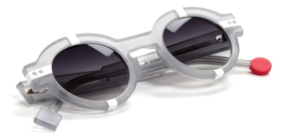 Sabine Be® Be Groom Sun - Matt Translucent Gray / Matt White Sunglasses