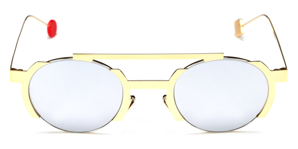 Sabine Be® Be Groovy Slim Sun - Polished Pale Gold / Polished Palladium Sunglasses