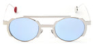 Sabine Be® Be Groovy Slim Sun - Polished Palladium / Polished Pale Gold Sunglasses