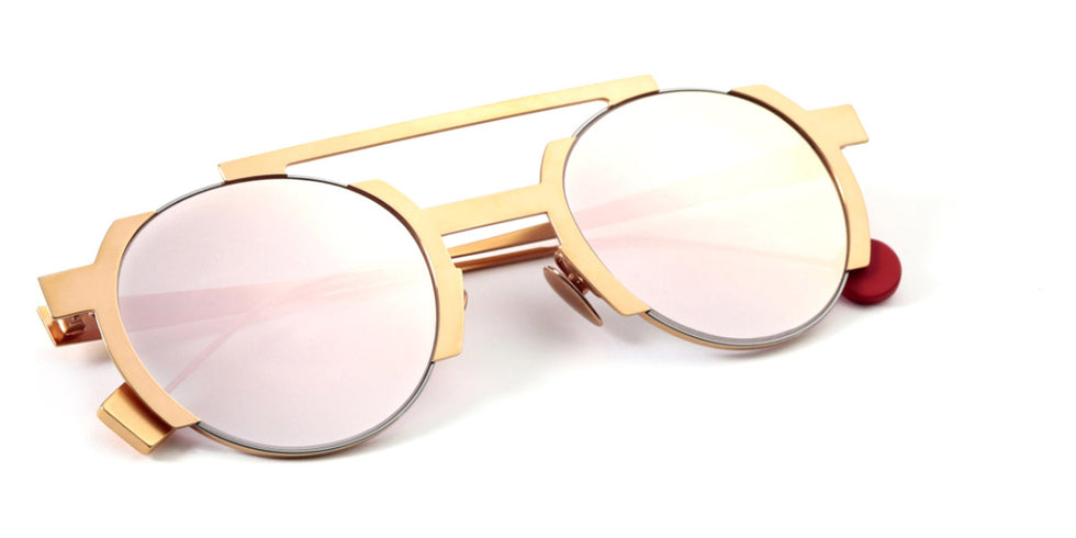 Sabine Be® Be Groovy Slim Sun - Polished Rose Gold / Polished Ruthenium Sunglasses