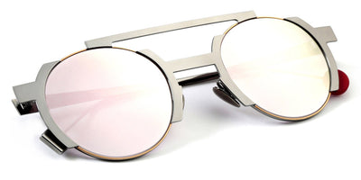 Sabine Be® Be Groovy Slim Sun - Polished Ruthenium / Polished Rose Gold Sunglasses