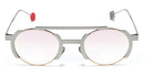 Sabine Be® Be Groovy Slim Sun - Polished Ruthenium / Polished Rose Gold Sunglasses