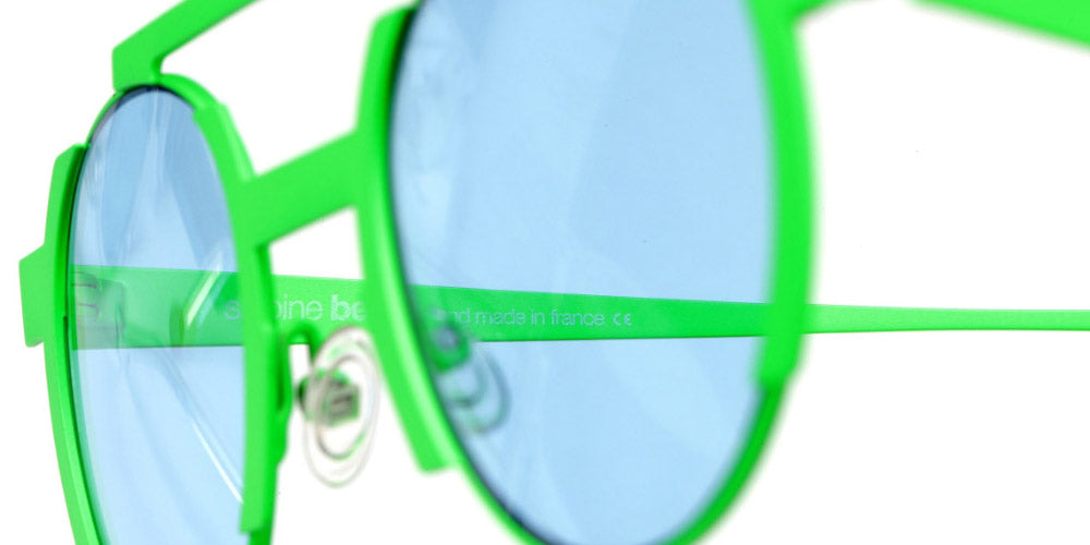 Sabine Be® Be Groovy Slim Sun - Satin Neon Green Sunglasses