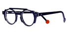 Sabine Be® Be Groovy Swell - Shiny Midnight Blue / White / Shiny Navy Blue Eyeglasses