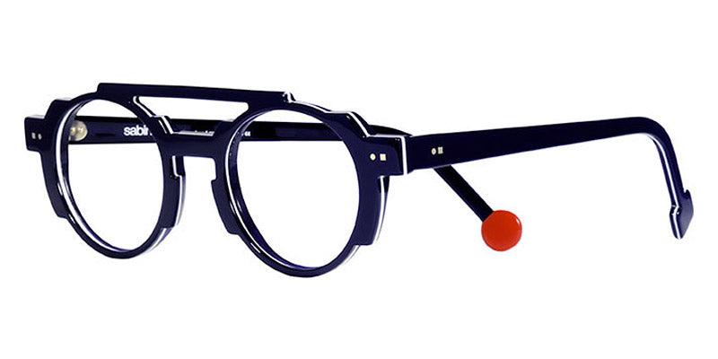 Sabine Be® Be Groovy Swell - Shiny Midnight Blue / White / Shiny Navy Blue Eyeglasses