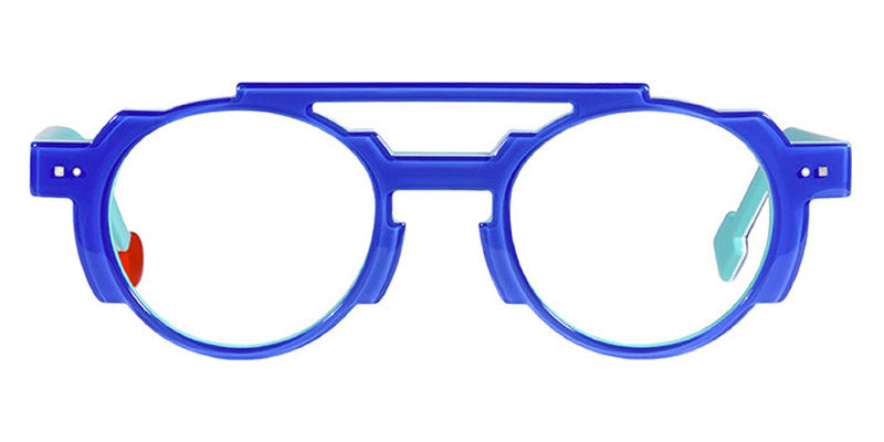 Sabine Be® Be Groovy Swell - Shiny Translucent Blue Klein / White / Shiny Turquoise Eyeglasses