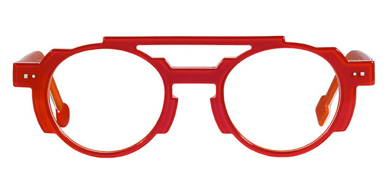 Sabine Be® Be Groovy Swell - Shiny Translucent Red / White / Shiny Orange Eyeglasses