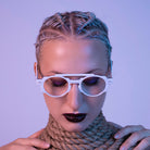 Sabine Be® Be Groovy Swell - Shiny Crystal / White / Shiny Crystal Eyeglasses