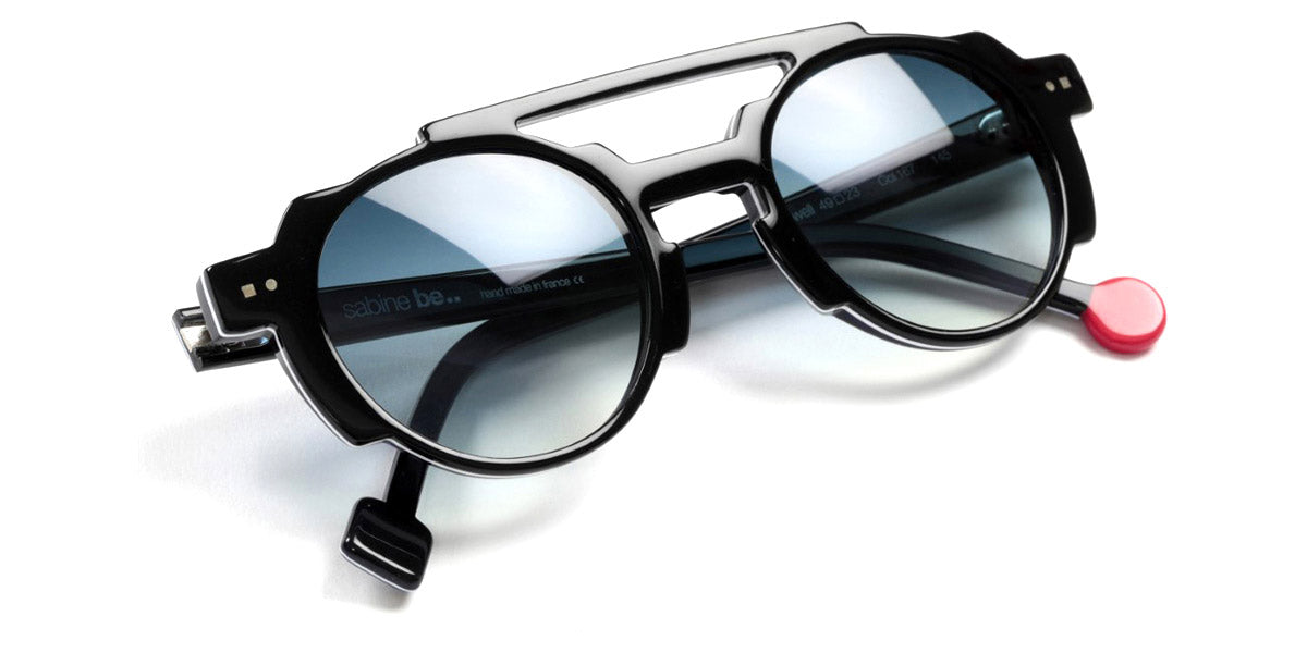 Sabine Be® Be Groovy Swell Sun - Shiny Midnight Blue / White / Shiny Navy Blue Sunglasses