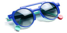 Sabine Be® Be Groovy Swell Sun - Shiny Translucent Blue Majorelle / White / Shiny Turquoise Sunglasses