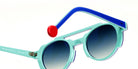 Sabine Be® Be Groovy Swell Sun - Shiny Translucent Blue Majorelle / White / Shiny Turquoise Sunglasses