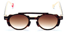 Sabine Be® Be Groovy Swell Sun - Shiny Auburn Tortoise / White / Shiny Peach Sunglasses