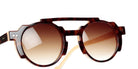 Sabine Be® Be Groovy Swell Sun - Shiny Auburn Tortoise / White / Shiny Peach Sunglasses