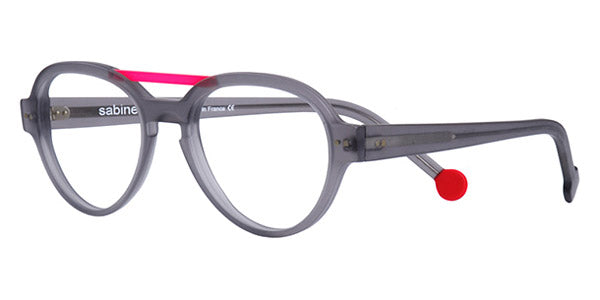 Sabine Be® Be Hype - Matte Translucent Gray / Satin Neon Pink Eyeglasses