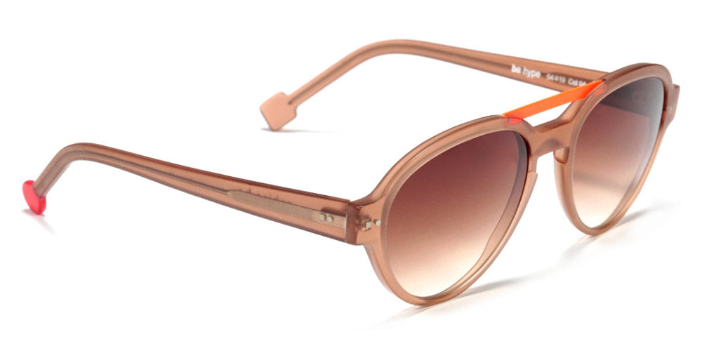 Sabine Be® Be Hype Sun - Beige Translucent Matte / Orange Shiny Satin Sunglasses